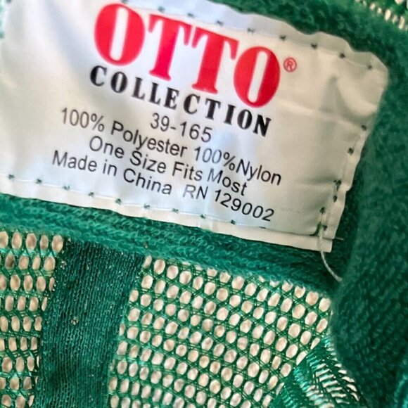 Vintage Otto LTH Oceanside California Green Mess Snapback Trucker Hat - Picture 6 of 7